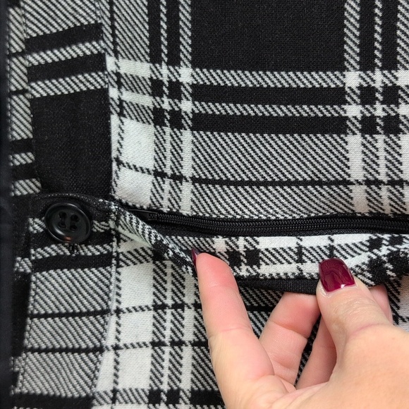 Free People Plaid Skinny Pant. Size 6. EUC. - Picture 6 of 9